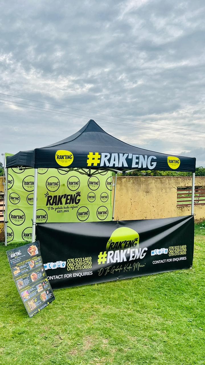 RAK'ENG pop-up stall at a community event